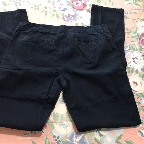 Hollister skinny navy blue chino pant 7R inseam 31 - Picture 6 of 8